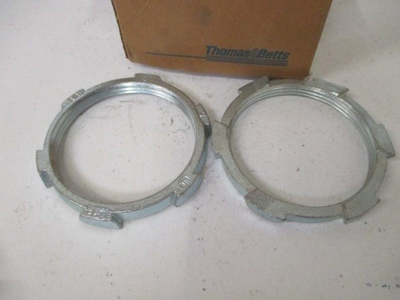 LOT OF 4 THOMAS & BETTS 148 3" LOCKNUT *NEW IN BOX*