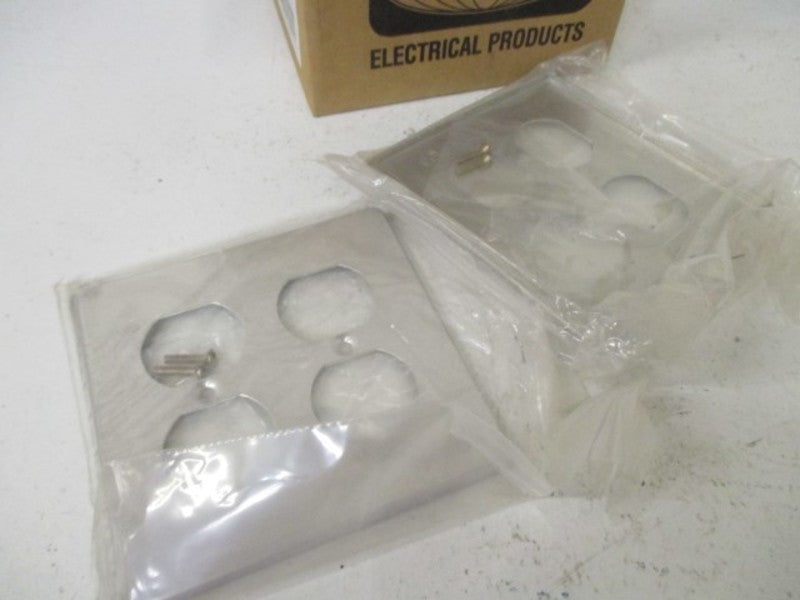 LOT OF 5 HUBBELL 2FA STAMPED ALUMINUM COVER *NEW IN BOX*
