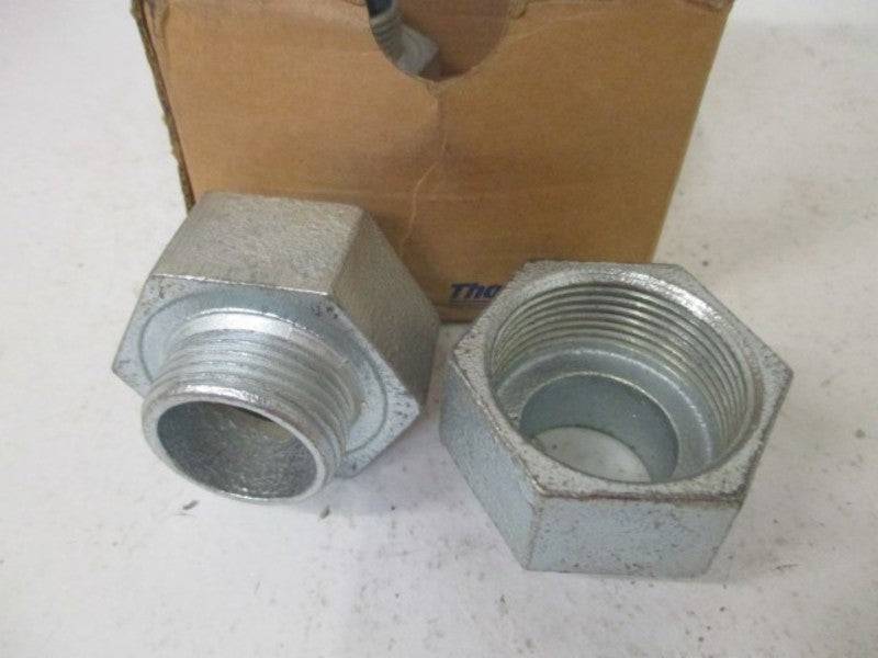 LOT OF 4 THOMAS & BETTS 1244 1" TO 1-1/4" MALE ENLARGER *NEW IN BOX*