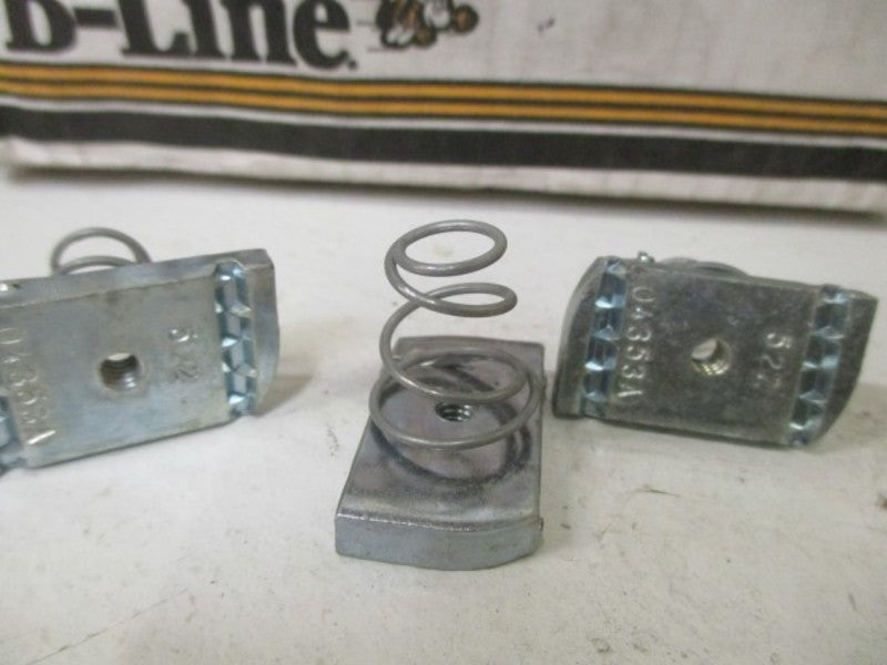 LOT OF 67 B-LINE N522(#10-24) ZN LOCKNUT AND SPRING *NEW IN BOX*