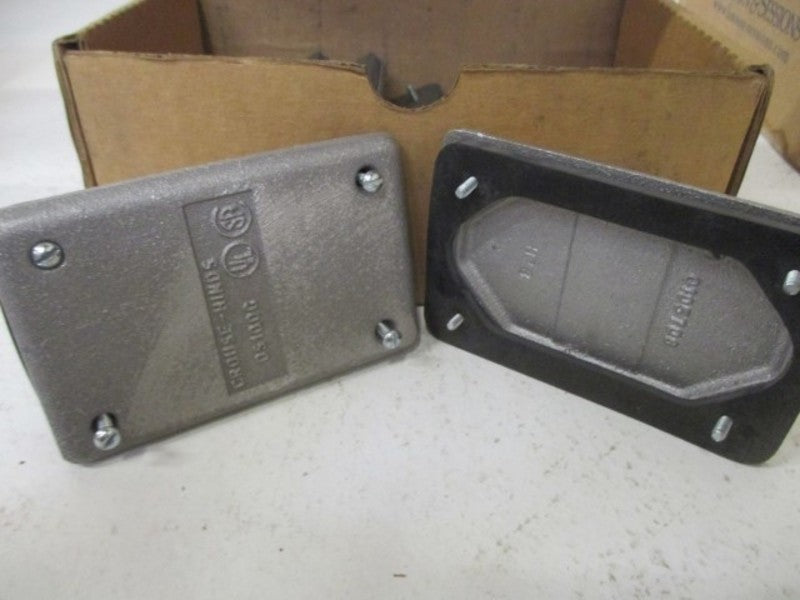 LOT OF 7 COOPER DS100G BLANK COVER *NEW IN BOX*