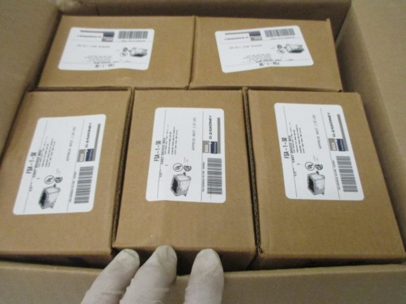 LOT OF 5 EGS FSA-1-50 CAST DEVICE BOX 1/2" *NEW IN BOX*