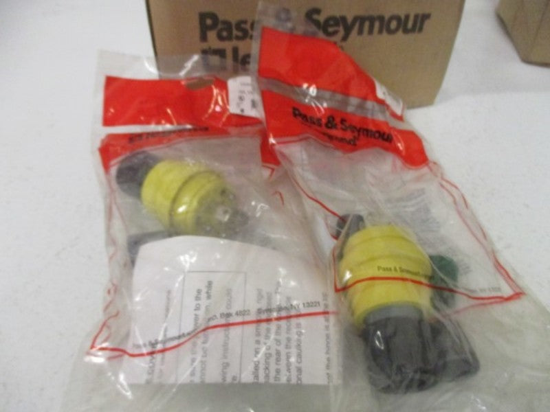 LOT OF 10 PASS & SEYMOUR 24W-47 LOCKING PLUG *NEW IN BOX*