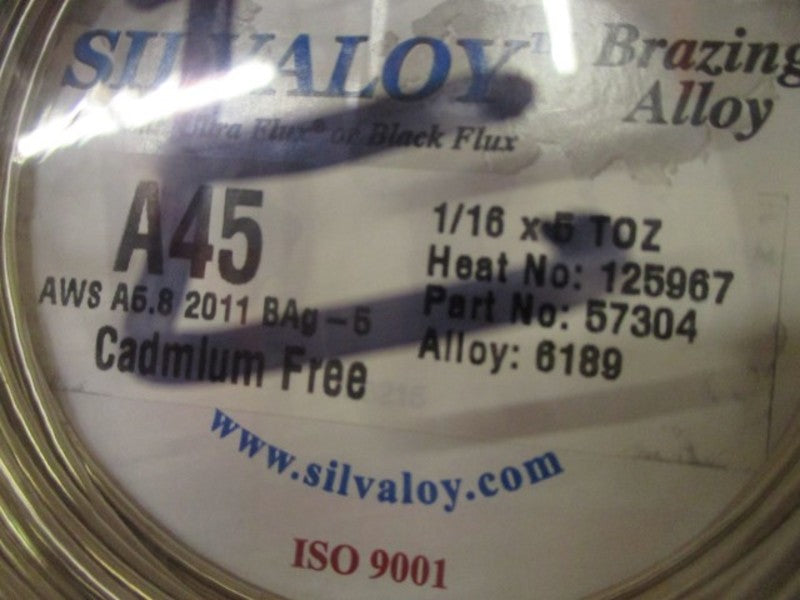 WOLVERINE 57304 SOLDER BRAZING ALLOY SILVER * NEW IN ORIGINAL PACKAGE *