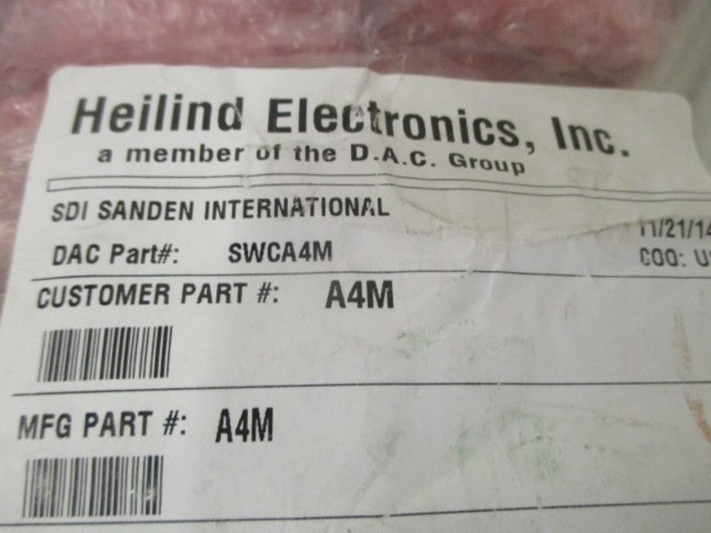 LOT OF 20 HEILIND A4M CONNECTOR XLR PLUG *NEW NO BOX*