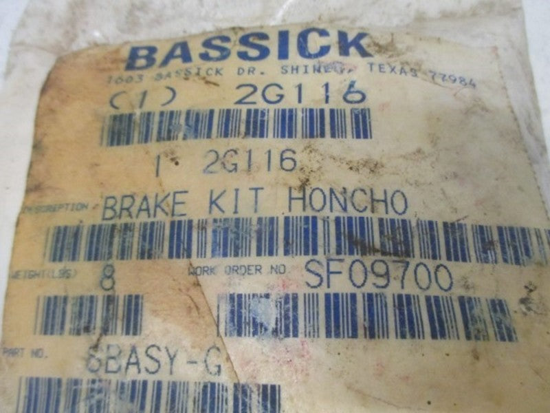 BASSICK 2G116 BRAKE KIT * NEW IN FACTORY BAG *