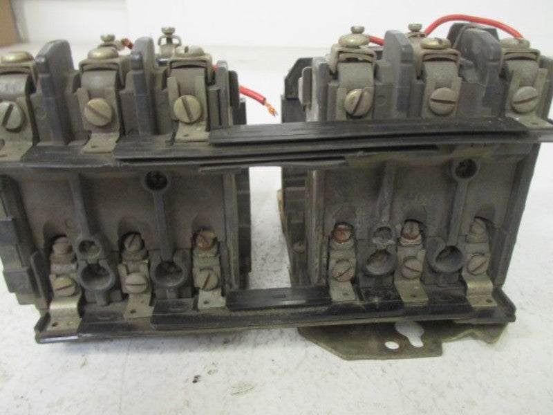 ALLEN BRADLEY SIZE 0 505-AOD SER. C REVERSING STARTER (AS PICTURED) * USED *
