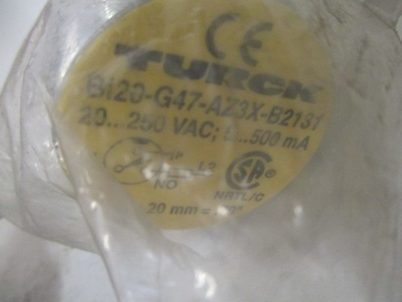 TURCK BI20-G47-AZ3X-B2131 METAL BARREL * NEW IN FACTORY BAG *