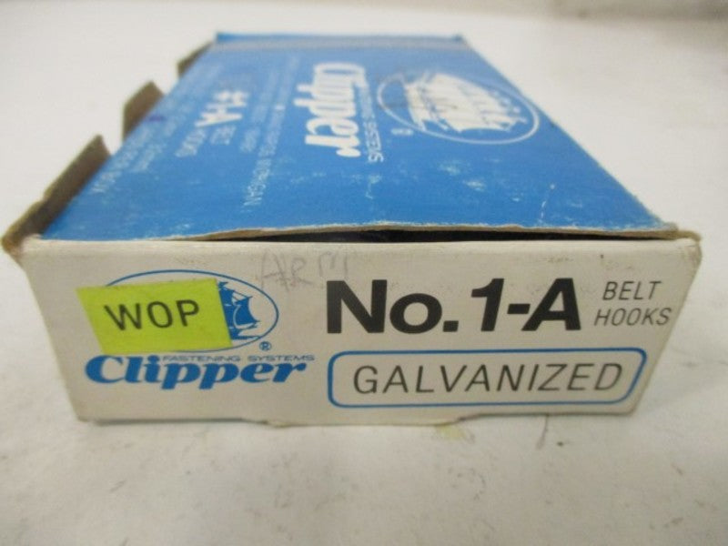 LOT OF 14 CLIPPER 1-A GALVANIZED BELT HOOKS *NEW IN BOX*