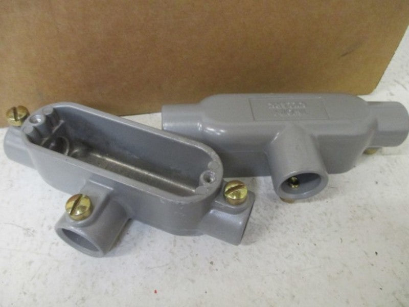 LOT OF 10 KILLARK TWOT-1 THINWALL CONDUIT BODY 1/2" *NEW IN BOX*