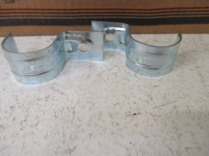 LOT OF 100 B-LINE B2302-1ZN1-HOLE STRAP ZINC PLATED *NEW IN BOX*