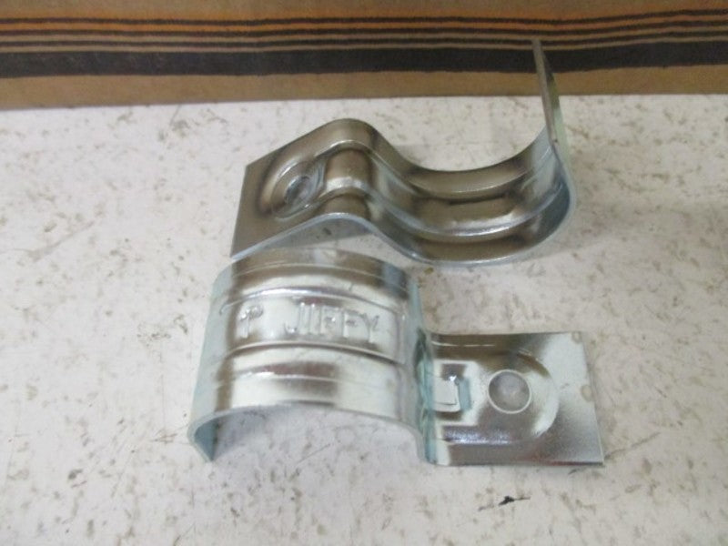 LOT OF 100 B-LINE B2302-1ZN1-HOLE STRAP ZINC PLATED *NEW IN BOX*