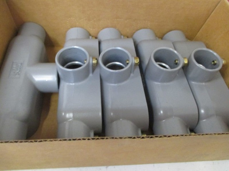 LOT OF 5 KILLARK TWOT-3 CONDUIT T BODY 1" *NEW IN BOX*