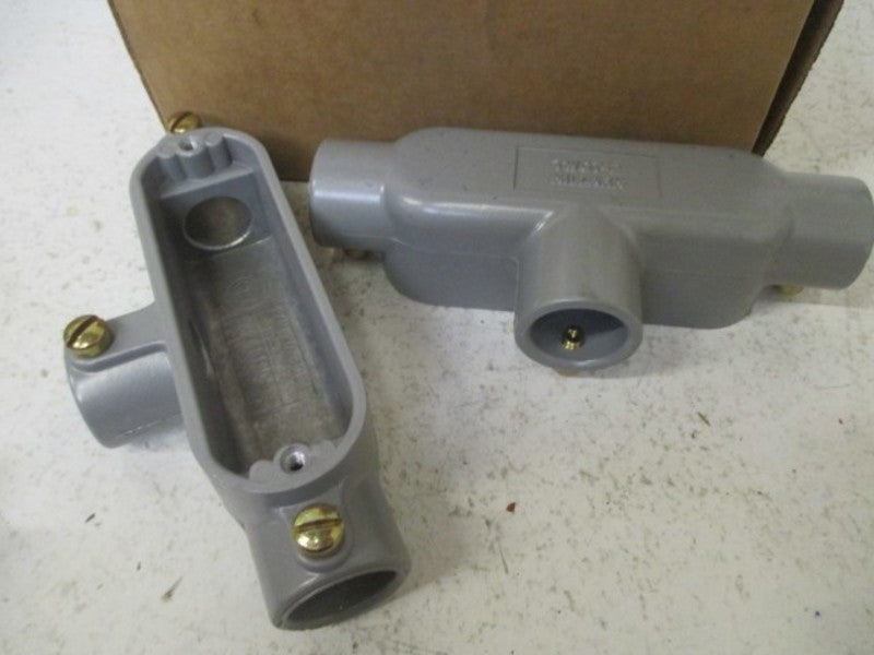 LOT OF 5 KILLARK TWOT-2 CONDUIT BODY THINWALL 3/4" *NEW IN BOX*