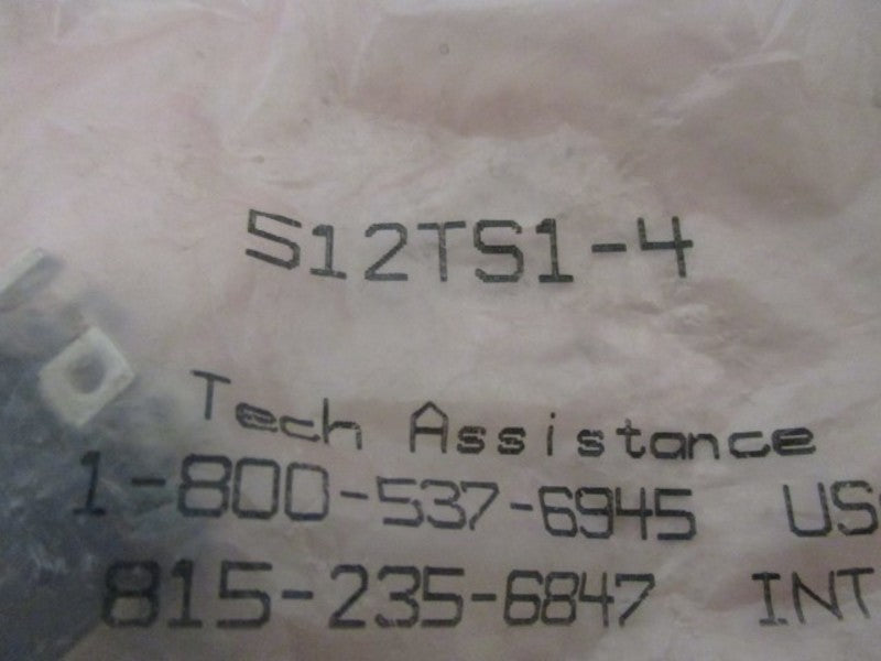 MICROSWTICH 512TS1-4 SENSING TOGGLE SWITCH * NEW IN FACTORY BAG *