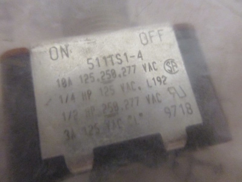 MICROSWITCH 511TS1-4 TOGGLE SWITCH * NEW IN FACTORY BAG *
