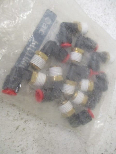 LOT OF 10 SMC KQL07-35S FITTING ELBOW *NEW IN FACTORY BAG*