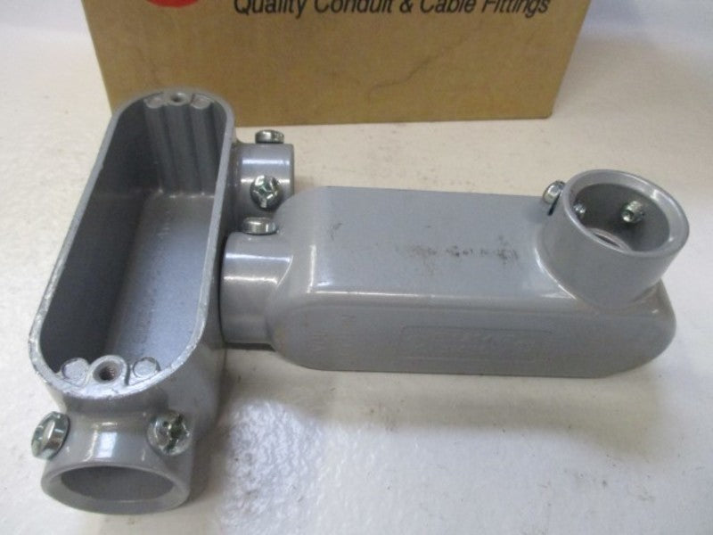 LOT OF 6 BRIDGEPORT LL-32 CONDUIT BODY *NEW IN BOX*