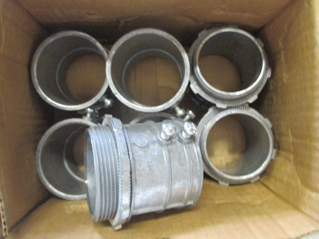 LOT OF 7 BRIDGEPORT 235-DC4 EMT CONNECTOR *NEW IN BOX*