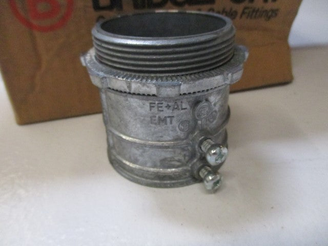 LOT OF 7 BRIDGEPORT 235-DC4 EMT CONNECTOR *NEW IN BOX*