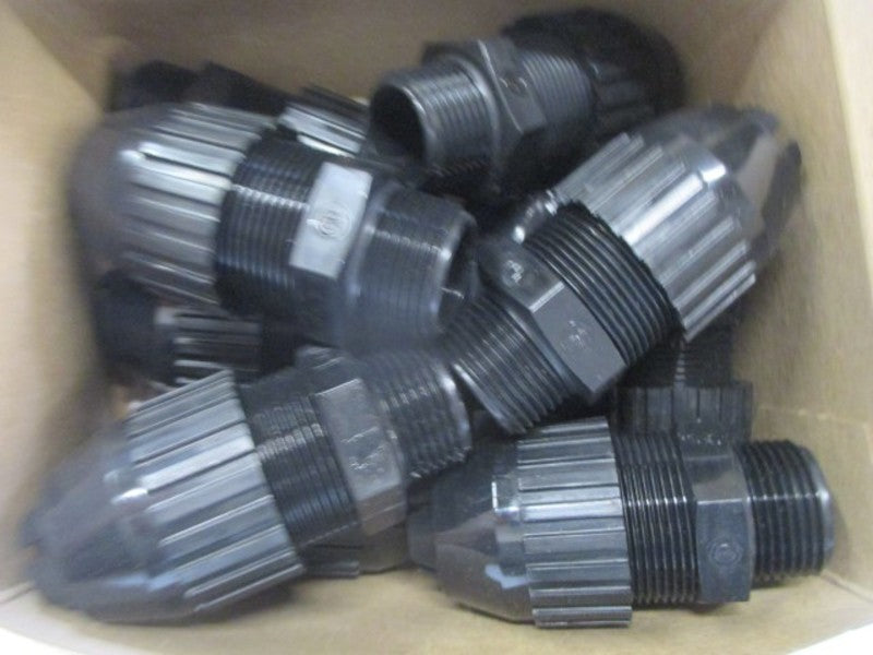 LOT OF 10 THOMAS & BETTS 2674 BLACK BEAUTY 3/4" CORD CONNECTOR *NEW IN BOX*
