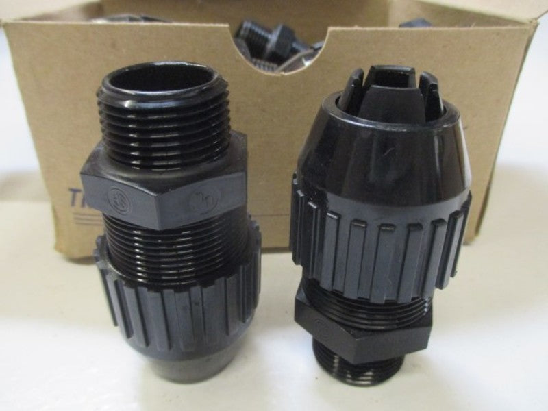 LOT OF 10 THOMAS & BETTS 2674 BLACK BEAUTY 3/4" CORD CONNECTOR *NEW IN BOX*
