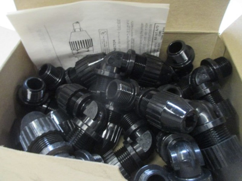 LOT OF 21 THOMAS & BETTS 2681 NON-METAL WATER TIGHT CONNECTOR 1/2" *NEW IN BOX*