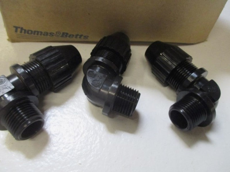 LOT OF 21 THOMAS & BETTS 2681 NON-METAL WATER TIGHT CONNECTOR 1/2" *NEW IN BOX*