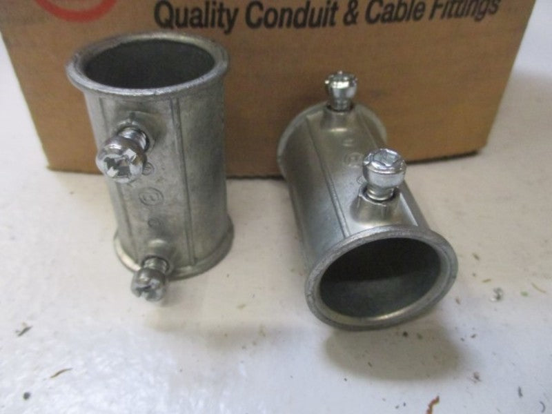 LOT OF 21 BRIDGEPORT 241-DC3 EMT COUPLING *NEW IN BOX*
