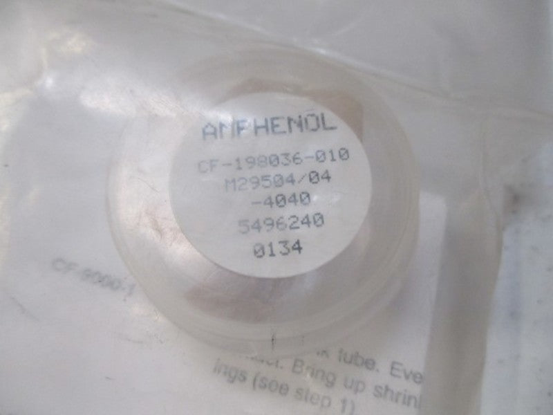 AMPHENOL CF-198036-010 FIBER OPTIC CONNECTOR * NEW IN FACTORY BAG *