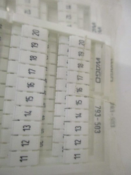 LOT OF 5 WAGO 793-503 MARKING SYSTEM *NEW IN FACTORY BAG*