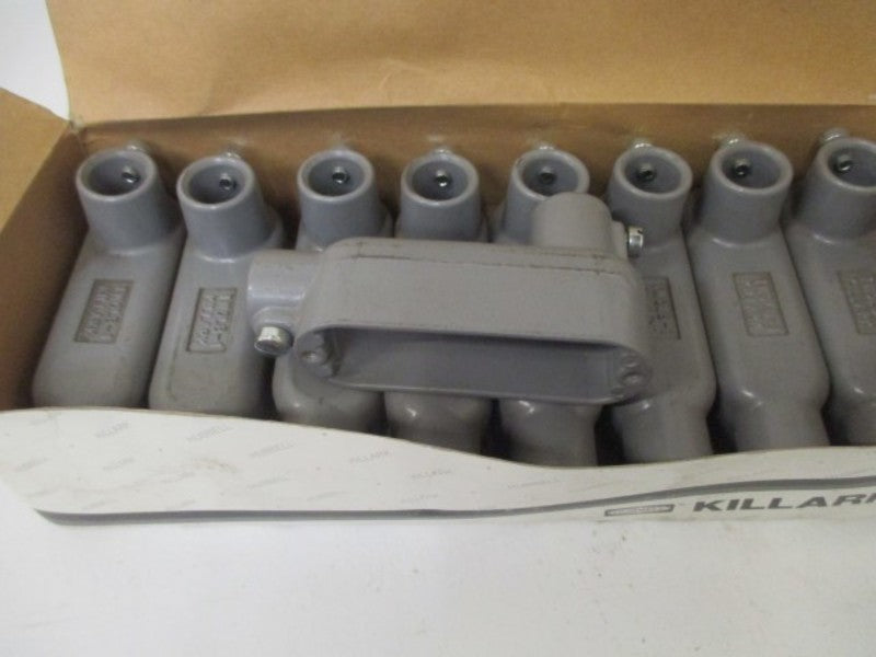 LOT OF 9 KILLARK TWOLB-1 CONDUIT BODY THINWALL *NEW IN BOX*