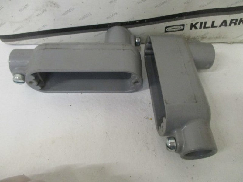 LOT OF 9 KILLARK TWOLB-1 CONDUIT BODY THINWALL *NEW IN BOX*