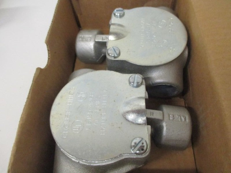 LOT OF 2 CROUSE-HINDS ALC22 FLEXIBLE FIXTURE HANGER *NEW IN BOX*