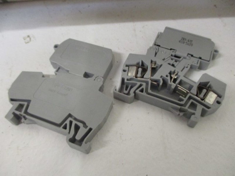 LOT OF 50 WAGO 281-611 FUSE TERMINAL BLOCK *NEW IN BOX*