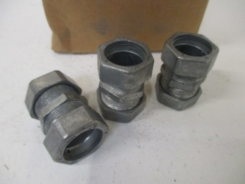 LOT OF 25 RACO 2823 COUPLING 3/4" COMPRESSION TYPE *NEW IN BOX*