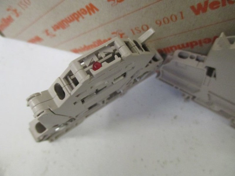 LOT OF 50 WEIDMULLER 1616440000 TERMINAL BLOCK W/ LED *NEW IN BOX*