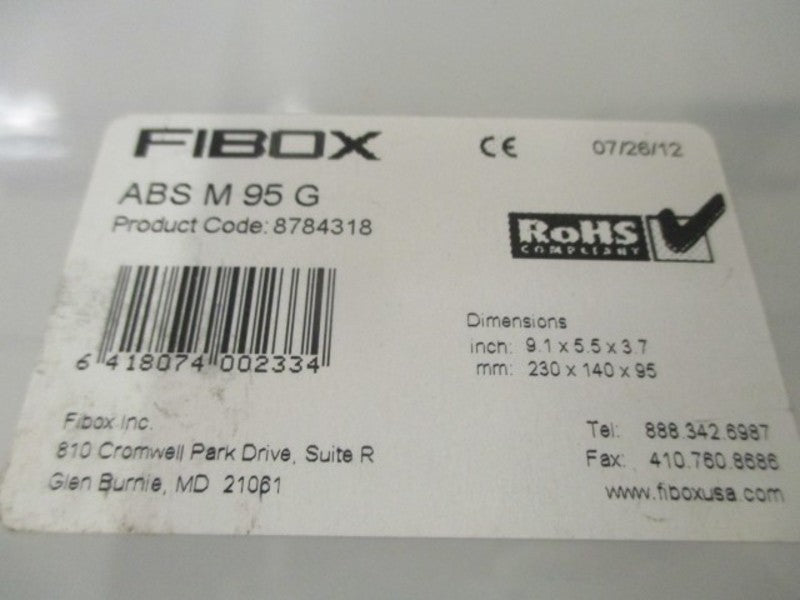 FIBOX ABSM95G ENCLOSURE * NEW ORIGINAL PACKAGE *