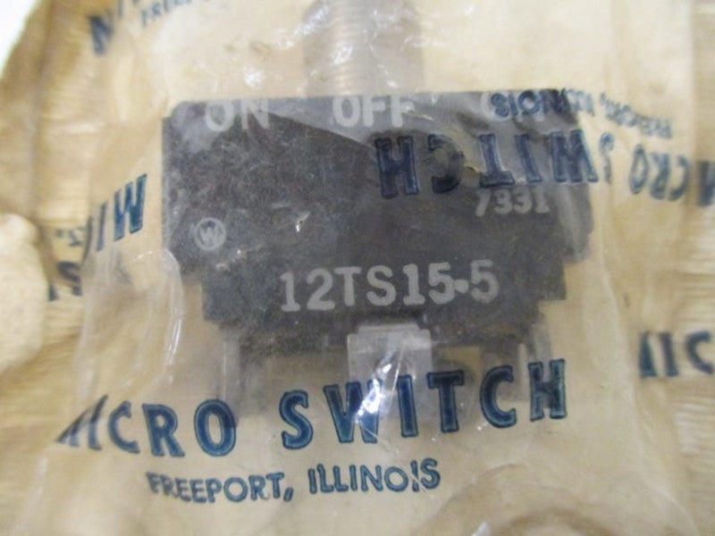MICROSWITCH 12TS15-5 TOGGLE SWITCH CIRCUITRY * NEW IN FACTORY BAG *