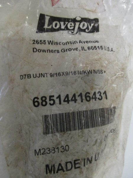 LOVEJOY 68514416431 U-JOINTS * NEW IN FACTORY BAG *