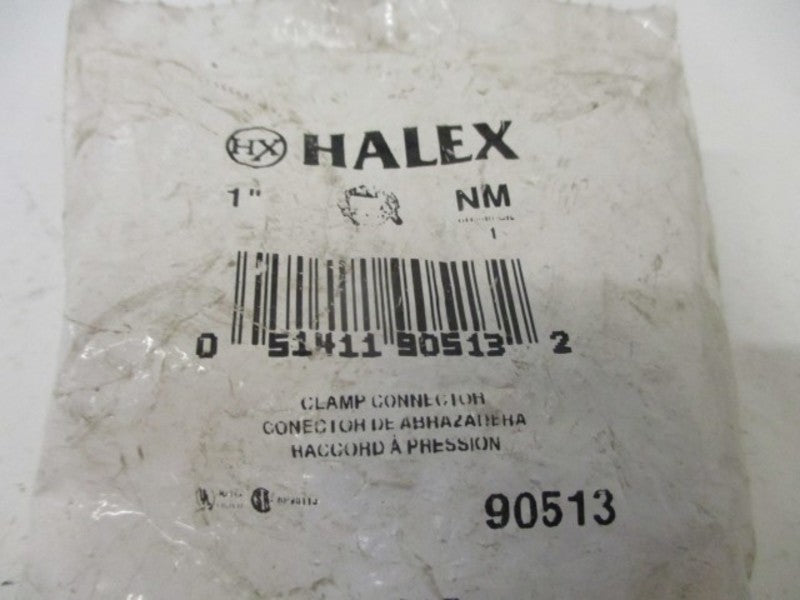 HALEX 90513 NM CLAMP CONNECTOR 1" * NEW IN FACTORY BAG *