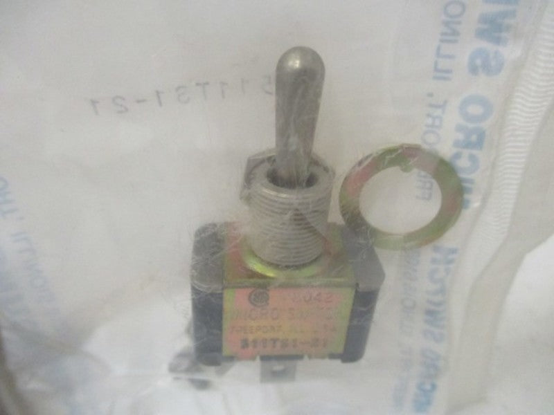 MICROSWITCH 511TS1-21 TWO POSITION AIRCRAFT MICROSWITCH * NEW IN FACTORY BAG *