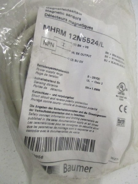 BAUMER ELECTRIC MHRM12N5524/L * NEW IN FACTORY BAG *