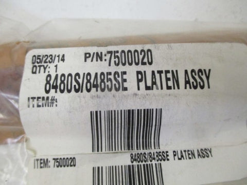 8480A/8485SE PLATEN ASSEMBLY * NEW NO BOX *