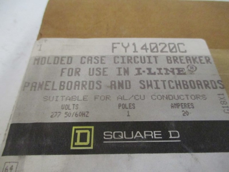 SQUARE D FY14020C CIRCUIT BREAKER * FACTORY SEALED *
