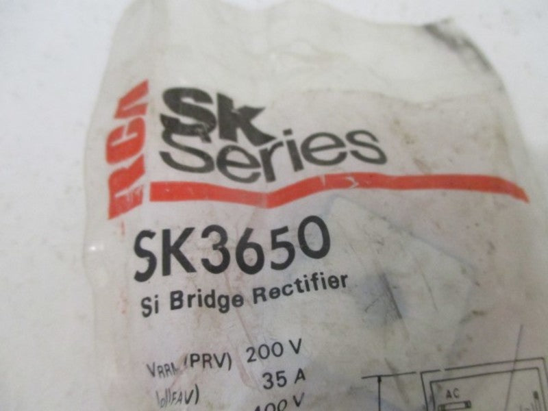 RCA SK3650 SI BRIDGE RECTIFIER * NEW IN FACTORY BAG *