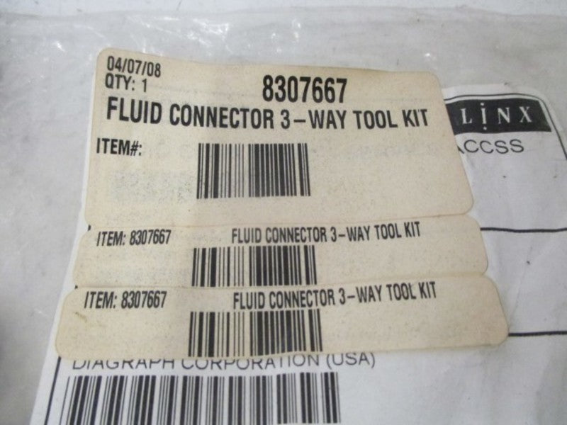 LINX 830667 FLUID CONNECTOR 3-WAY TOOL KIT * NEW IN FACTORY BAG *