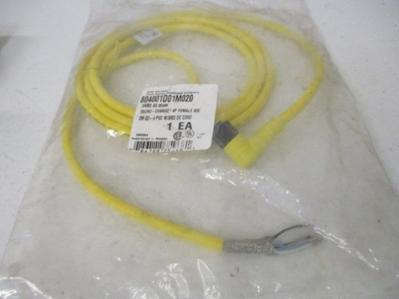 DANIEL WOODHEAD 804001D01M020 MICRO CHANGE 4PIN FEMALE * NEW IN FACTORY BAG *