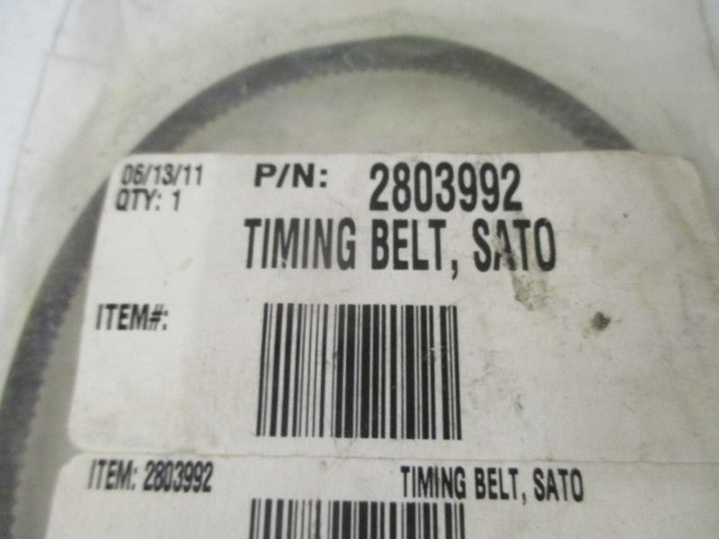 SATO 2803992 TIMING BELT * NEW IN FACTORY BAG *