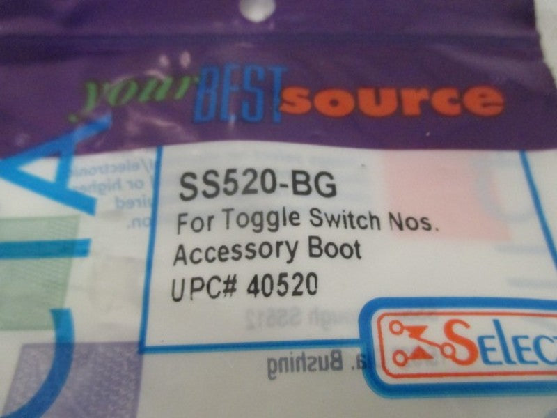 SELECTA SS520-BG WEATHERPROOF BOOT FOR TOGGLE SWITCH * NEW IN FACTORY BAG *